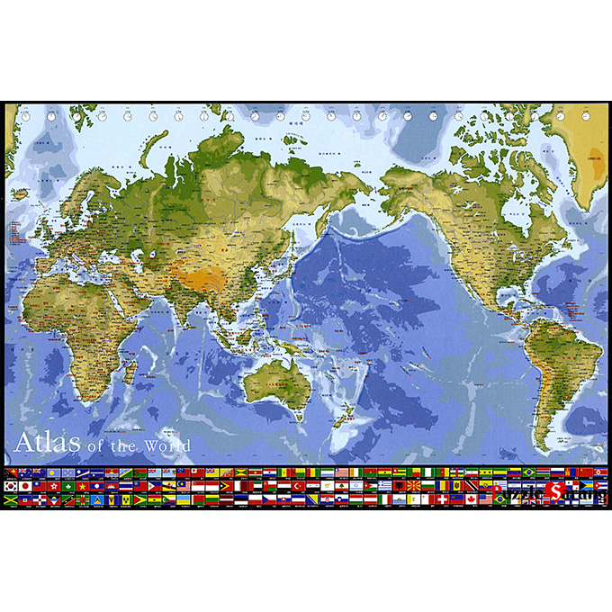 아틀라스 세계 지도 [한글]