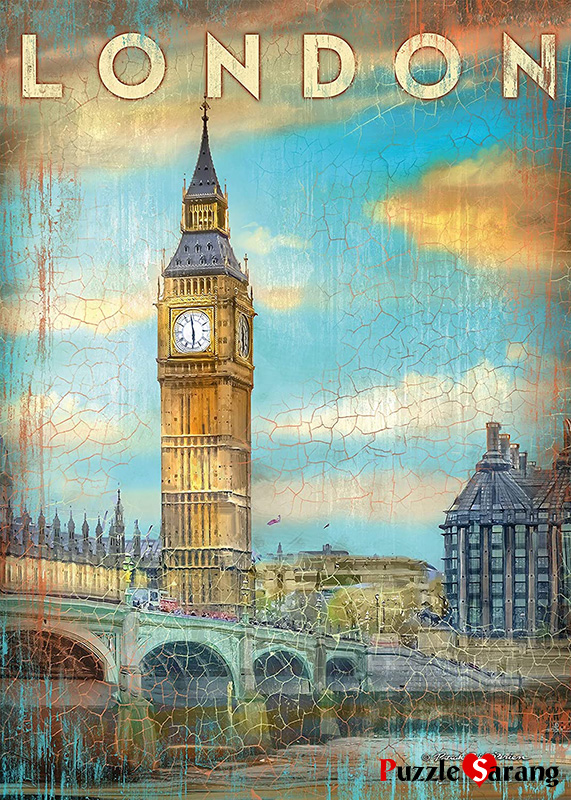 빈티지 포스터 - 런던