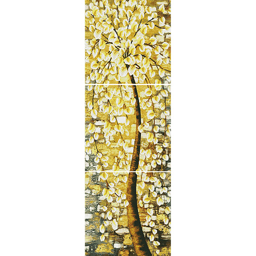황금꽃나무 (3단세트) [캔버스형] [보석십자수]