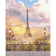 봄의 에펠탑 [캔버스형] [그리기]