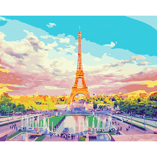 에펠탑 광장 [캔버스형] [그리기]