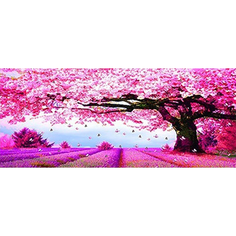 벚꽃나무 [패브릭형] [보석십자수]