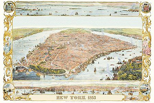 1853 뉴욕 지도